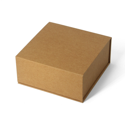 Custom Cardboard A5 Square Creative Foldable Magnetic Kraft Gift Box With Lid