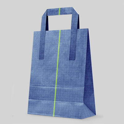 Custom Printing Shopper Paper Bag Kraft Paper Bags With Handles